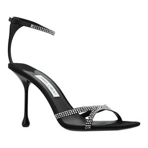Jimmy Choo
Ixia Crystal Studded Ankle-Strap Sandals